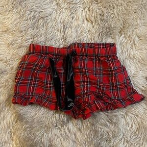 Victoria's Secret PINK Plaid Pajama Shorts